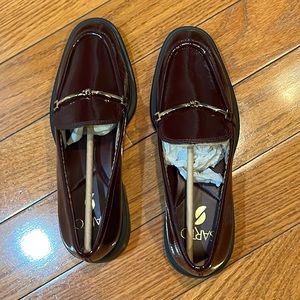 NWOB Franco Sarto burgundy color loafer size 7.5